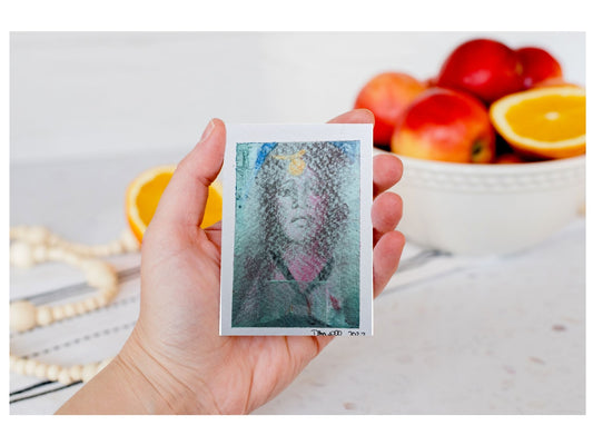 Strength, ACEO, ATC, Artist Trading card