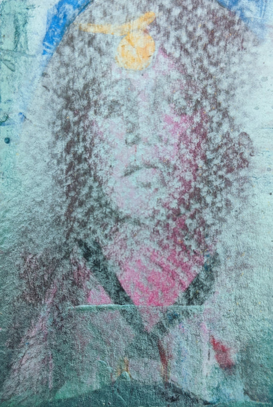 Strength, ACEO, ATC, Artist Trading card