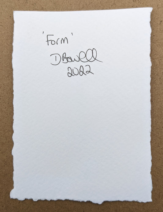 Form, ACEO, ATC, Artist Trading card