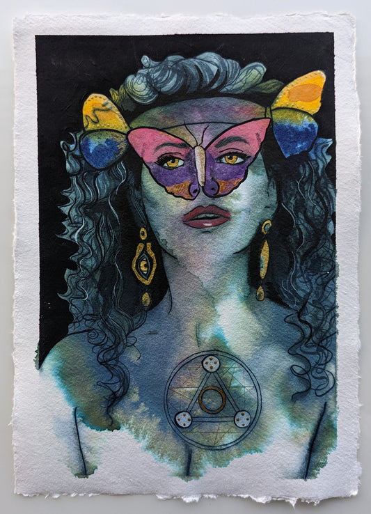 Psyche An original painting by Middlesbrough artist Dianne Bowell.
