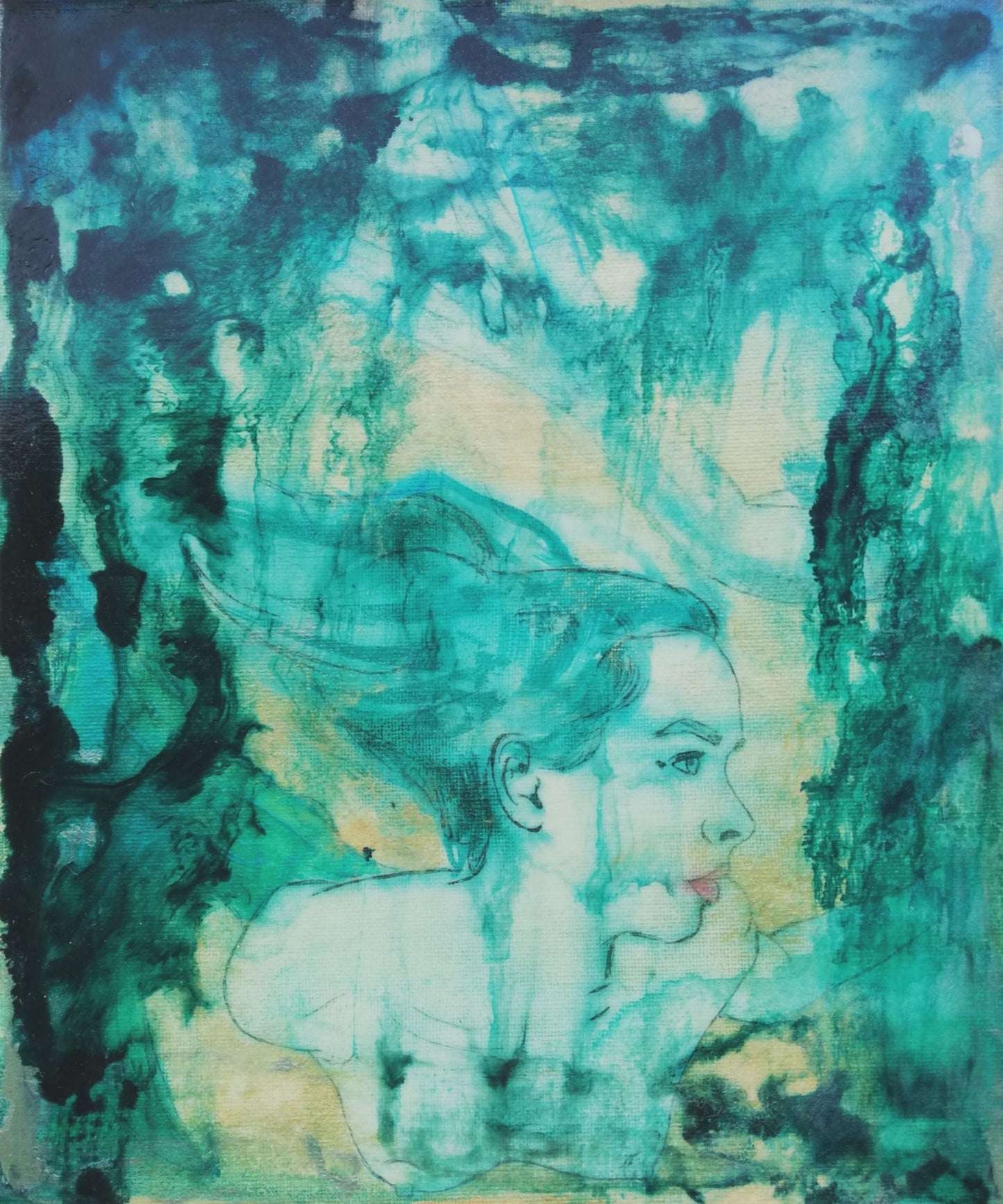 Giclée Print Den Lille Harfrue -The Little Mermaid