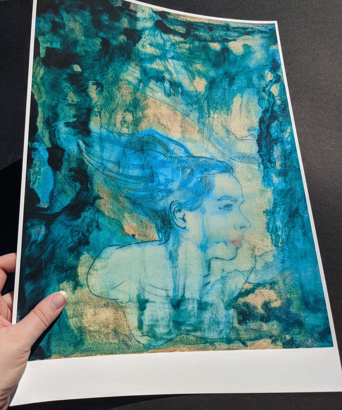 Giclée Print Den Lille Harfrue -The Little Mermaid