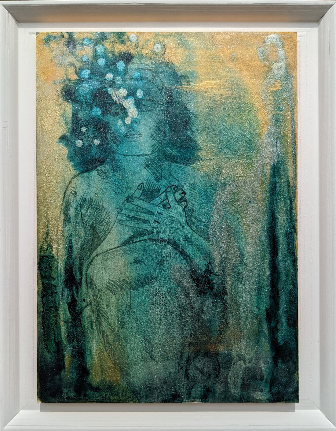 The Sea Witch, original fairy tale painting by Dianne Bowell