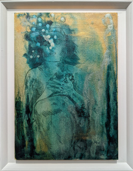 The Sea Witch, original fairy tale painting by Dianne Bowell