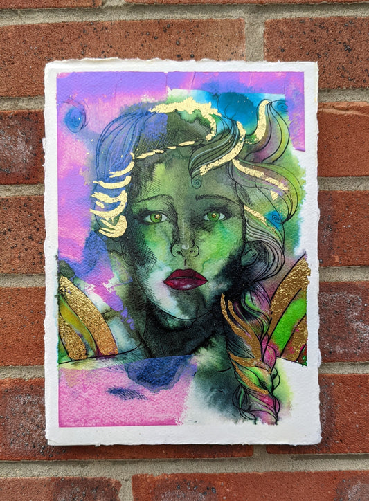 A gorgeous original painting by British female artist Dianne Bowell.